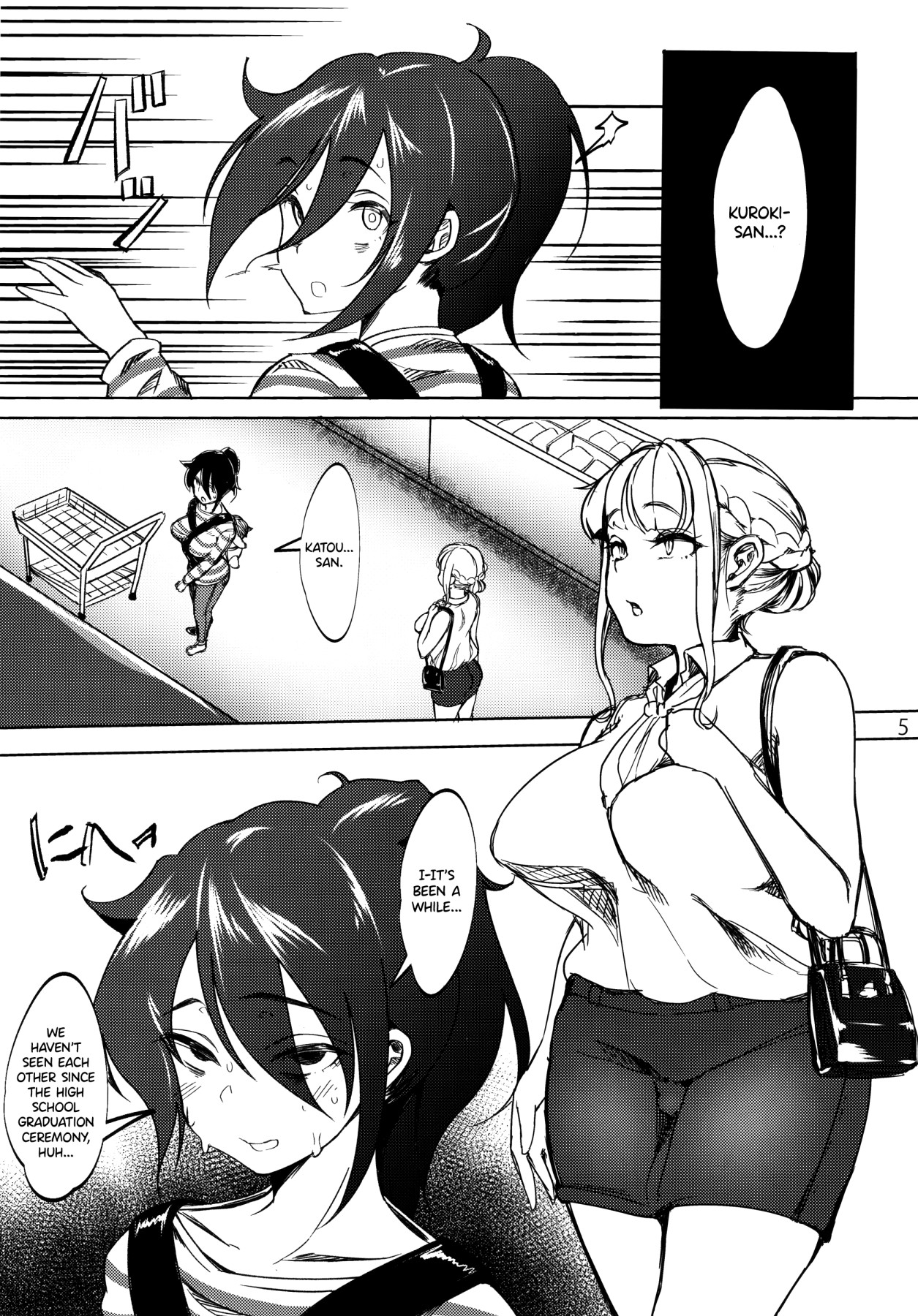 Hentai Manga Comic-The Housewife Who Fell To Tomoko's Futa Dick-Read-4